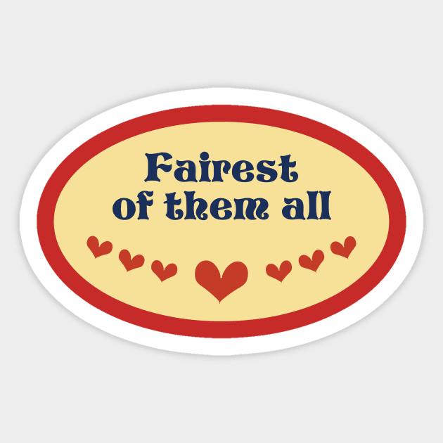 Fairest of them All Sticker by DisneyPocketGuide